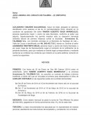 Modelo Poder Proceso Ordinario Laboral.