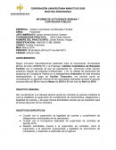 INFORME DE ACTIVIDADES SEMANA 7