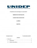 La tecnología de la educación.