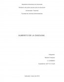 AUMENTO DE LA GASOLINA.