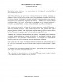 Descubrimiento de america. Introducción al tema