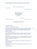 Trabajo seguridad hospitalaria.