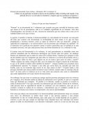 ¿Qué es lo que nos hace humanos?”