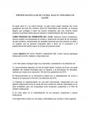 PRESENTACIÒN CLUB DE FUTBOL ADULTO TERCIARIO DE SUCRE