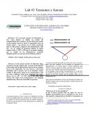 Lab #3 Tensiones y fuerzas
