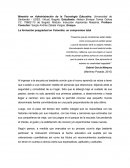 La formación posgradual en Colombia, un compromiso total.