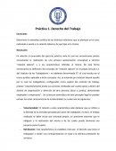 Determine la naturaleza jurídica de las distintas relaciones que se plantean en el caso, indicando si existe o no relación laboral y de qué tipo es la misma.