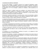 Tema: La importancia de la gestión del desempeño