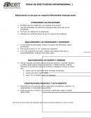 Situaciones en las que se requiere Efectividad Interpersonal