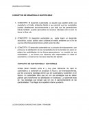 CONCEPTOS DE DESARROLLO SUSTENTABLE
