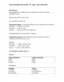 Guía de castellano.