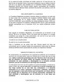 Audiencia de juicio en materia agraria.