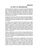 Ensayo: EL ARTE Y EL PSICOANALISIS