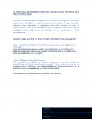 PROCESO DE ADMINISTRACION ESTRATEGICA.