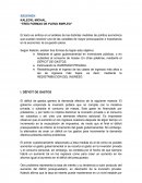 Resumen de Kalecki: Tres formas de ocupación plena