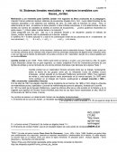 Sistemas lineales resolubles y matrices inversibles con Gauss Jordan.