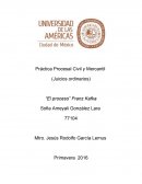 El proceso, Franz Kafka