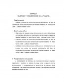 BJETIVOS Y FUNDAMENTACIÓN DE LA PASANTÍA