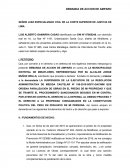 DEMANDA DE ACCION DE AMPARO