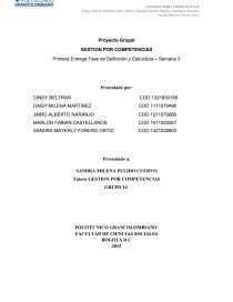 Proyecto Grupal GESTION POR COMPETENCIAS. Página 1