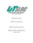 Reporte de Practicas MATERIA: Instrumentación Virtual