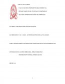 TEMA: REINGENIERÍA DE PROCESOS COMO ESRATEGIA DE DESARROLLOS