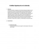 Credito Hipotecario mi vivienda