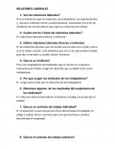 RELACIONES LABORALES.