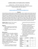 La balanza analítica, uso de la pipeta, bureta y volumétrico.