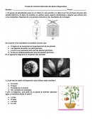 Prueba de Ciencias Naturales Diagnostica