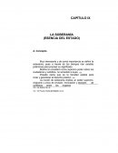CAPÍTULO IX LA SOBERANÍA (ESENCIA DEL ESTADO)