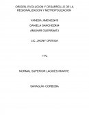 EL ORIGEN, EVOLUCION Y DESARROLLO DE LA REGIONALIZACION Y METROPOLIZACION