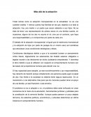 Más allá de la adopción.