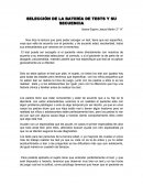 SELECCIÓN DE LA BATERÍA DE TESTS Y SU SECUENCIA