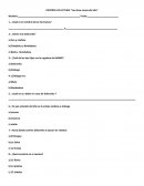 CONTROL DE LECTURA “Los doce meses del año”