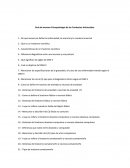 Guía de examen Psicopatología de las Conductas Antisociales