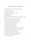 Guía de examen Psicopatología de las Conductas Antisociales