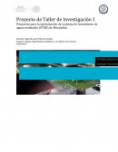 Propuesta para la optimización de la planta de tratamiento de aguas residuales (PTAR) de Minatitlán.