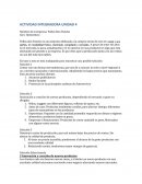 Actividad integradora Nombre de la empresa: Pollos Don Pancho