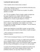 NAPOLEÓN BONAPARTE “Amo el poder como el músico ama su música”