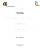 Ensayo Sobre los Principios de la Teoría General de Sistemas y La Teoría General