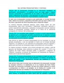 DEL SISTEMA PRESUPUESTARIO Y CONTABLE