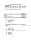 ENCUESTA DE SATISFACCIÓN LABORAL.