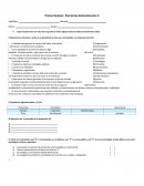 Primer Examen Parcial de Administración II
