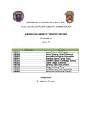 ASIGNATURA: AMBIENTE Y SUSTENTABILDAD