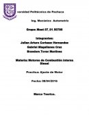 Motores de combustión interna diesel. Ajuste de motor