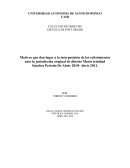 Motivos que dan lugar a la interposición de los referimientos ante la jurisdicción original de distrito