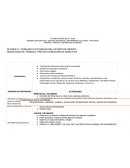 MODALIDAD DE TRABAJO: PROYECTO/SECUENCIA DIDÁCTICA