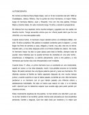 Ejemplo de autobiografía.