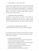 Análisis marginal para el costo promedio mínimo.